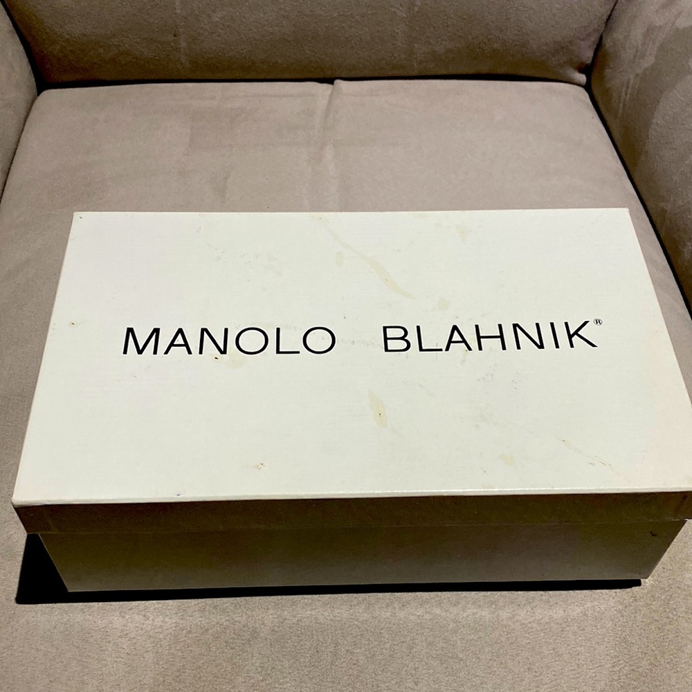 Manila Blahnik Black Heels